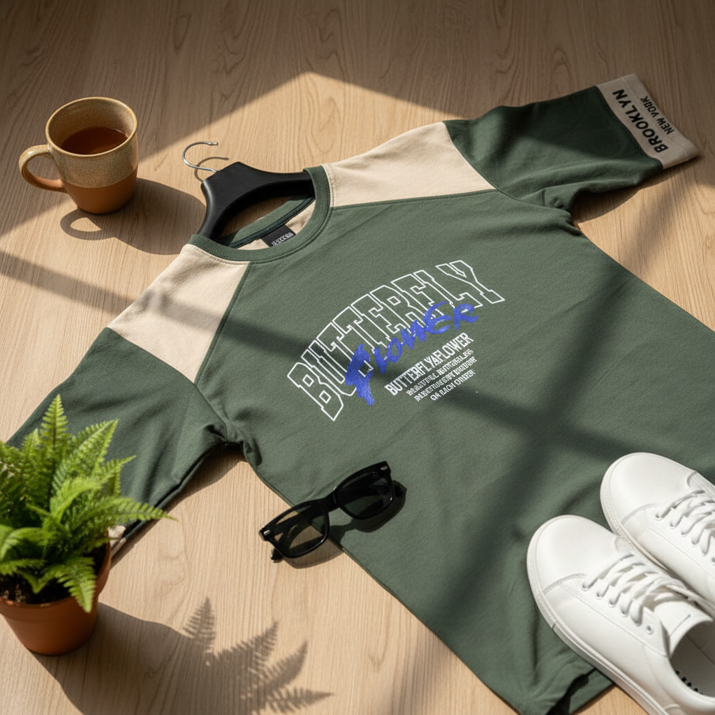 Outseason Drop Tee - Butterfly Print